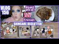 VLOG 156: BEAUTY ROOM ORGANIZING + PR Packages & Skincare Declutter