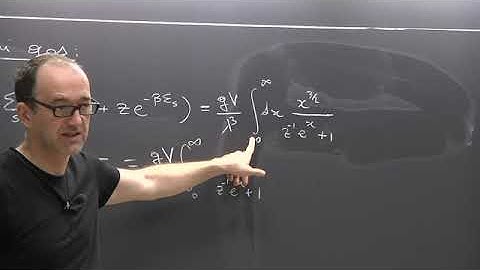 Statistical Mechanics - Lecture 29 of 29