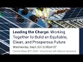 Leading the Charge: Working Together to Build an Equitable, Clean, and Prosperous Future