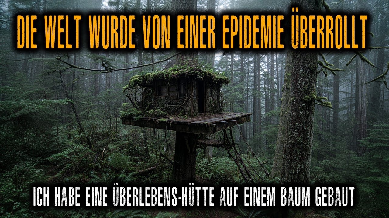 Ich bin Survival-Experte. Eine EPIDEMIE hat die WELT erfasst und ich habe eine BAUMHÜTTE gebaut.