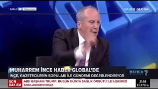 Muharrem Ince canli yayini terk etti
