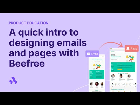 A quick intro to designing emails and pages with BEE Pro