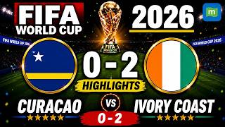 Pépé brace sends Ivory Coast into World Cup knockouts for first time as Curaçao's debut ends