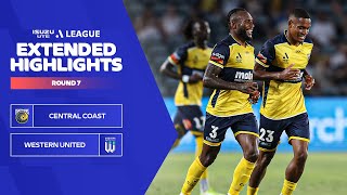 Central Coast v Western United FC - Extended Highlights | Isuzu UTE A-League 2023-24 | Round 07