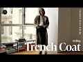 French girl guide how to wear trench coat