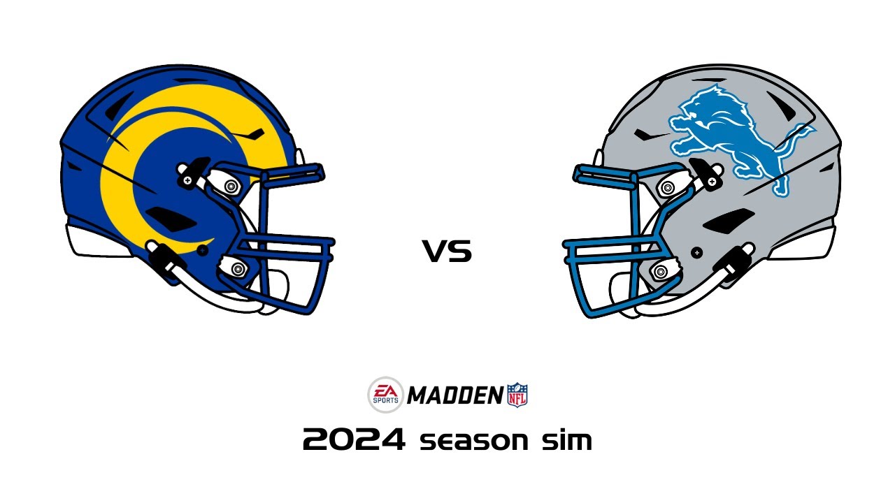 NFL 2024 season sim Week 1 Los Angeles Chargers vs Detroit Lions