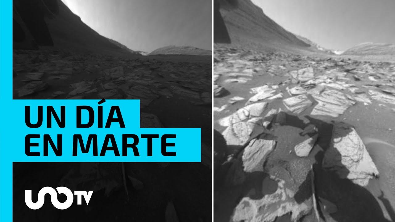¡Un día en Marte! El rover Curiosity de la NASA captura sorprendente