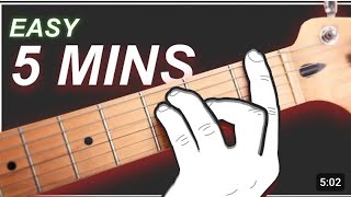 ILLEGAL BARRE CHORD Hacks ! how to hold barre chords