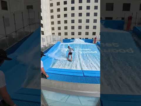Sias on the FlowRider at Planet Hollywood Resort Casino Las Vegas 2025