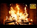 Cozy Log Cabin Fireplace NO MUSIC With Burning Logs Crackling Fire Sounds For Night Ambience 