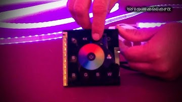 DMX Touch Panel RGB/RGBW LED Controller