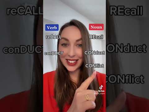 Nouns VS Verbs Pronunciation Tip #Shorts - YouTube