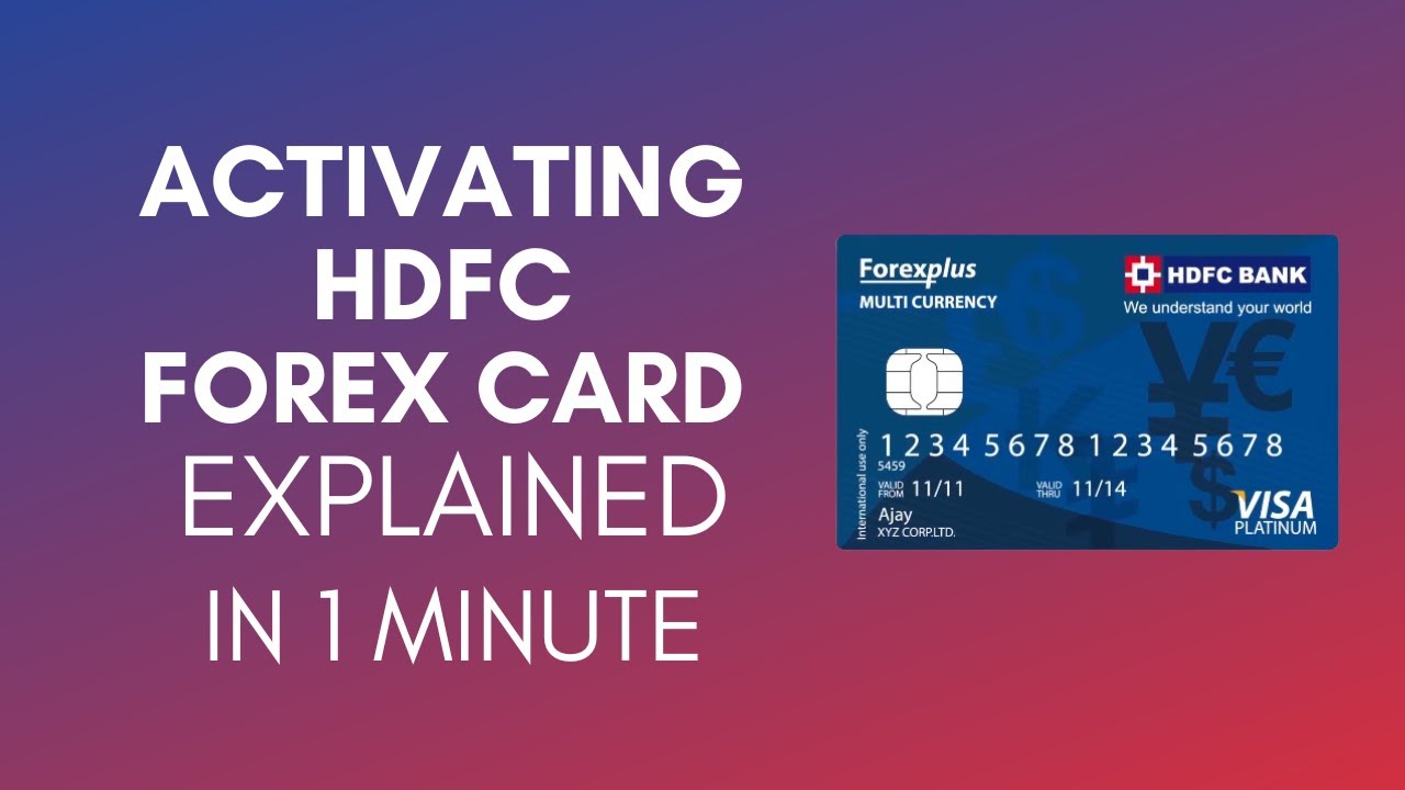How To Activate HDFC Forex Card 2024 YouTube How To Activate HDFC Forex Card 2024 YouTube
