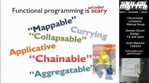 Domain Driven Design with the F# type System - Scott Wlaschin