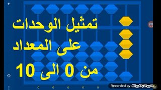 تعلم السوروبان تمثيل الوحدات على المعداد.الدرس الاول