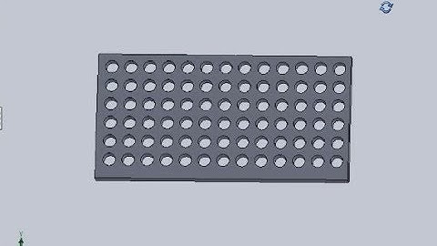 HOW TO MAKE HOLES IN LINEAR PATTERN IN SOLIDWORKS | SilverFoXX  2019
