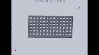 HOW TO MAKE HOLES IN LINEAR PATTERN IN SOLIDWORKS | SilverFoXX  2019