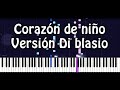 Corazon de niño - Versión Di blasio Partitura