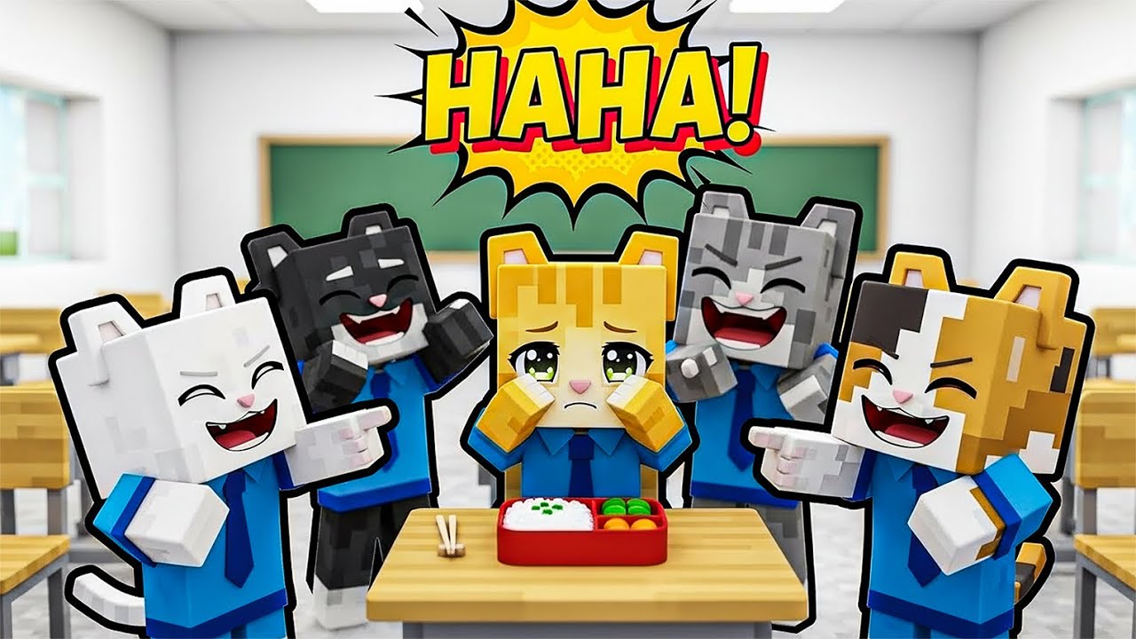 They Mocked Ginger’s Meatless Lunch 🥗😢 | Mom Cat Buys a Giant Lobster 🦞😲| Minecraft Story 