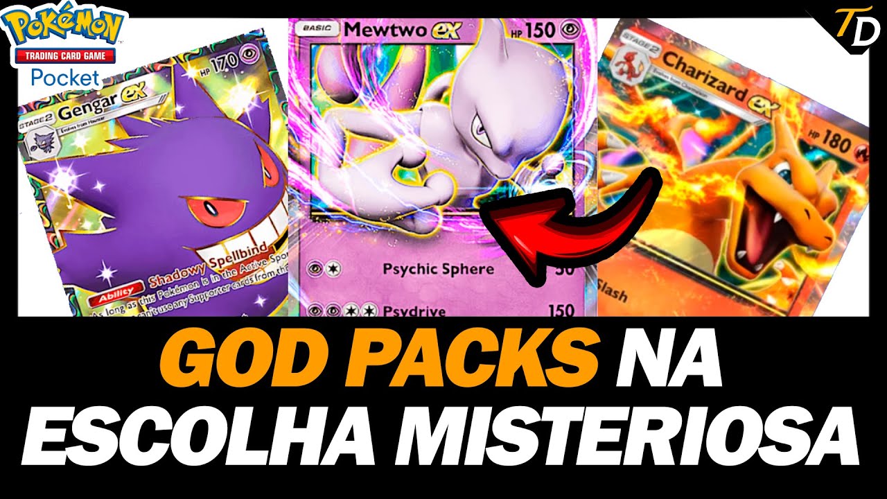 DICAS DE GOD PACKS NA SUA ESCOLHA MISTERIOSA | POKEMON TCG POCKET [PT ...