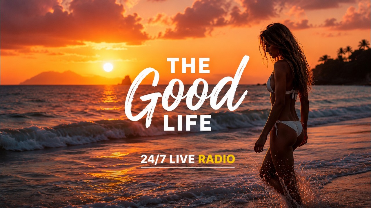 Cover The Good Life Radio • 24/7 Live Radio | Best Relax House, Chillout, Study, Running, Gym, Happy Music