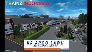 Trainz 12 Indonesia : Pemberangkatan KA 7 Argo Lawu