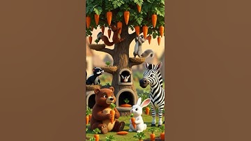 “Zebra saved the carrot plant from drying up by watering it 😭 #ai #save #tree #zebra”