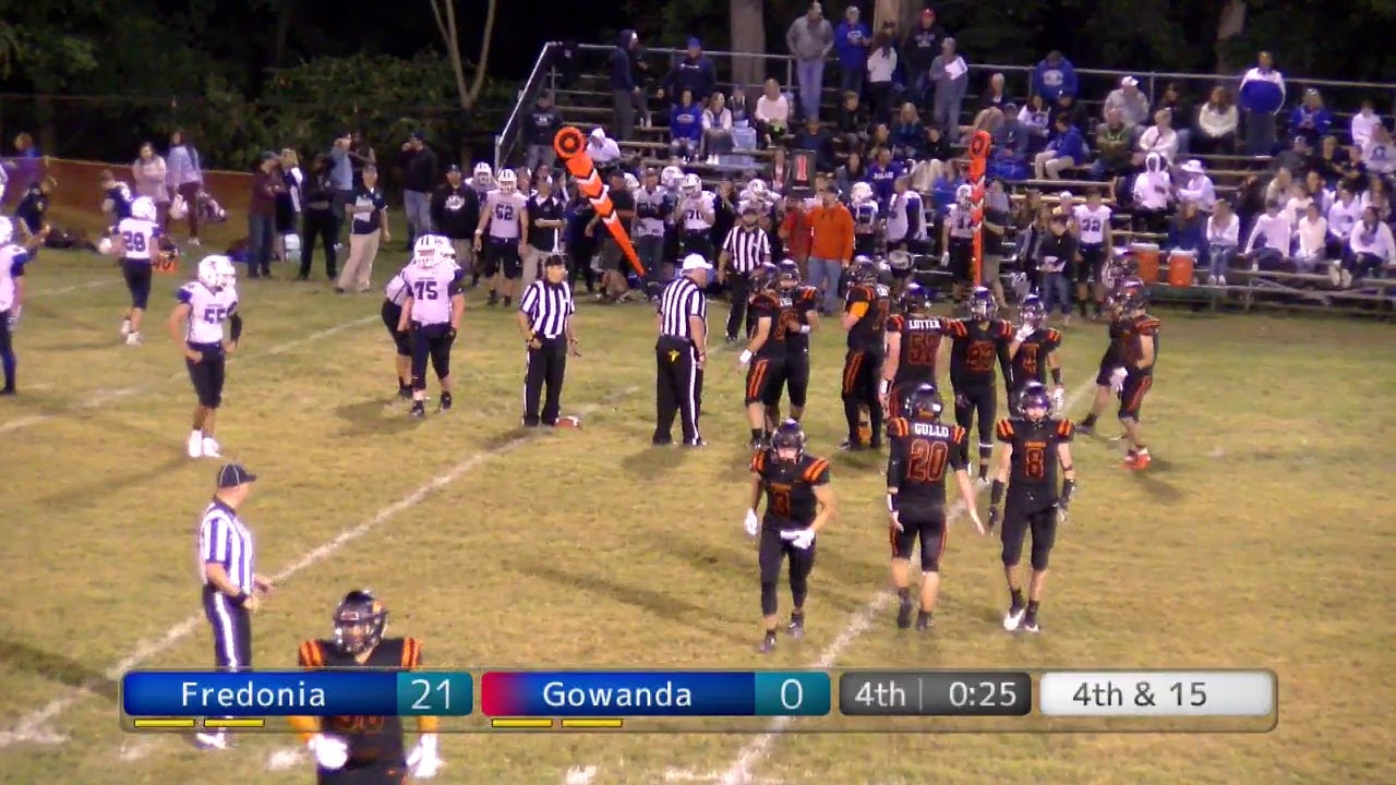 Fredonia High School Varsity Football vs Gowanda 9/6/19 YouTube
