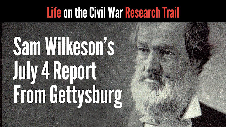 Sam Wilkeson's July 4 Report from Gettysburg
