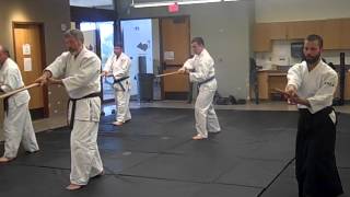 2015 May class Bokken kata 2