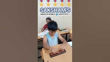 Abacus Boosts better and faster calculation skill #learn #abacus #maths #education #shorts #trending
