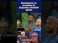 Jornalistas de Esquerda sendo expostos na coletiva da convicação