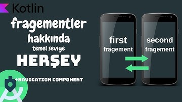 Fragementler Arası Geçiş Ve Veri Aktarımı - Navigation Component - Android Studio | Kotlin