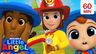 Trouble on the Scout Trip! | Little Angel Fun Cartoons | Moonbug Kids Cartoon Adventure