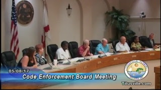 Code Enforcement Board — 05-08-2017 - 2:00 PM