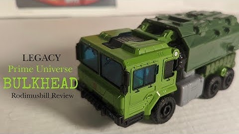Transformers Legacy PRIME UNIVERSE BULKHEAD Voyager Figure ( Wave 1) - Rodimusbill Review (4K)
