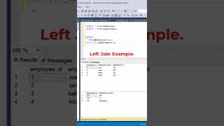 SQL Left Join Example  datascience programming coding sqltutorial #coding #devendrafadnavis #devi News