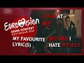 EUROVISION 2021: MY FAVOURITE LYRIC(S) of ALL 39 SONGS // From The Netherlands