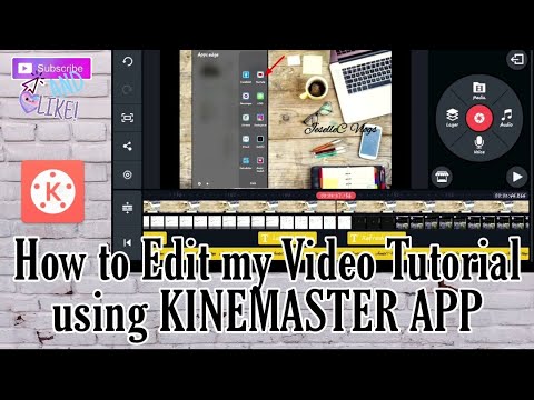 HOW TO EDIT MY VIDEO TUTORIAL USING KINEMASTER APP ||JeselleC Vlogs # ...