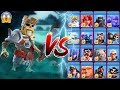 Skeleton Barbarian King vs All Troops COC | Barbarian King vs All Troops Clash of Clans