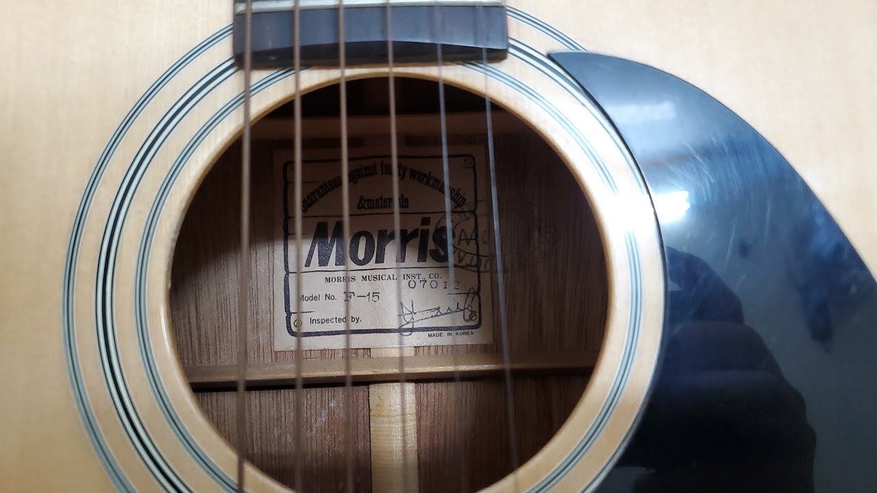 Đàn Guitar Nhật Morris F15 còn mới: Giá 2Tr8 || Shop... - youtube