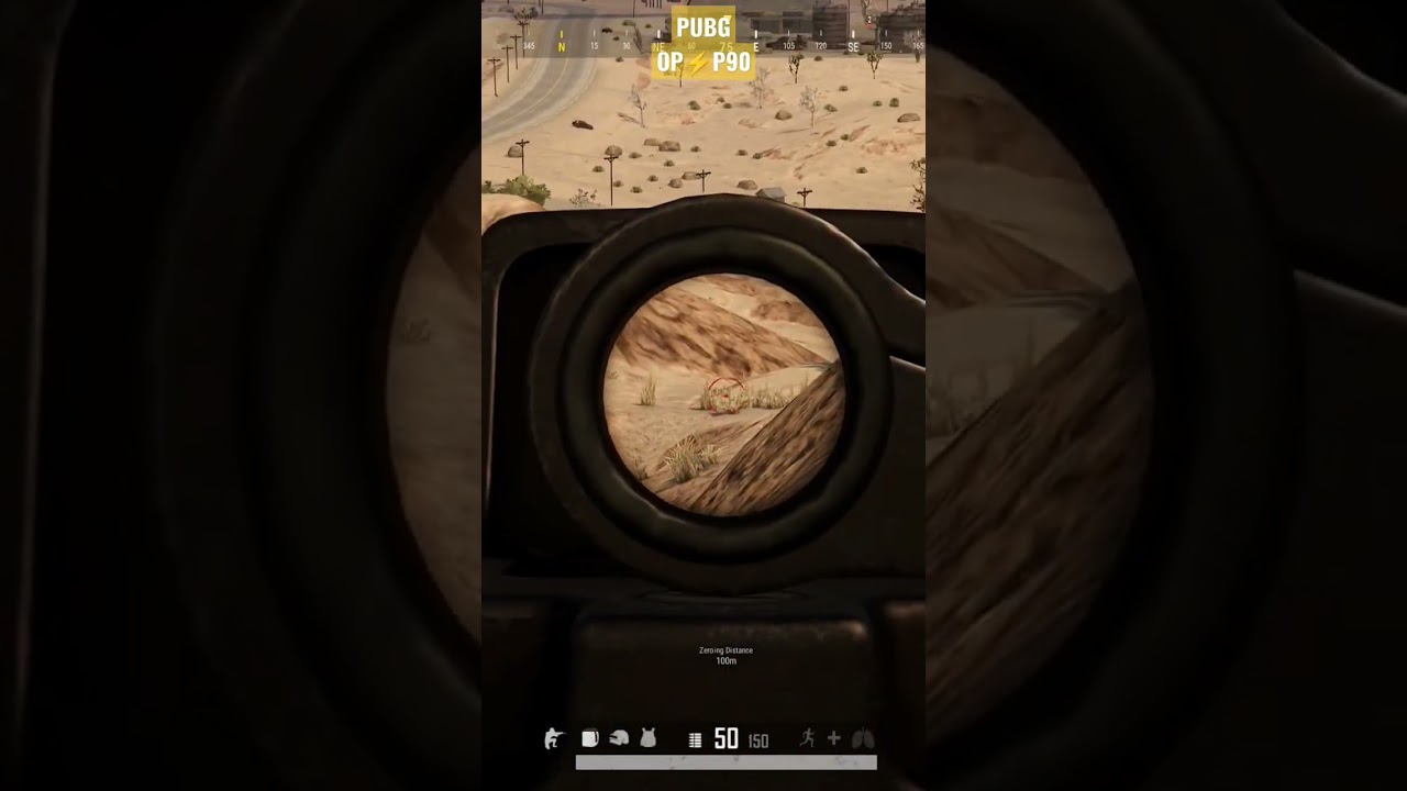 PUBG PC | RANKED | P90 Kill | OP GUN | SHORTS