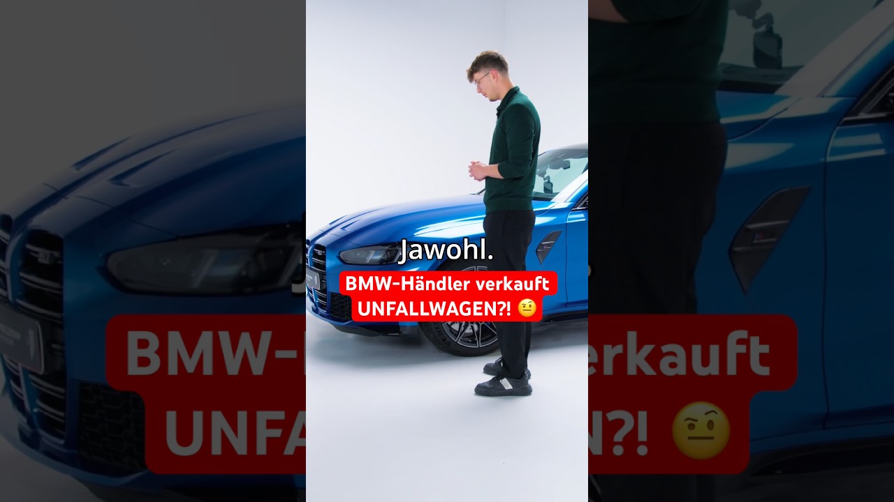 2 Schäden in 6 Monaten. Warum steht dieser BMW wohl noch auf dem Hof?