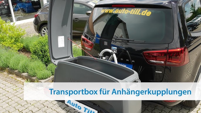 Transportbox für Anhängerkupplung Towbox V2 - schwarz