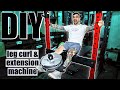 Diy leg curl extension machine for power rack how to build a home gym