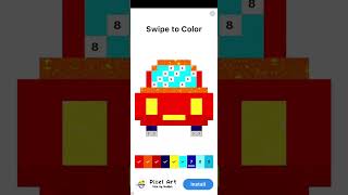 Pixel Art - color by number ad #4 & demo play encore (iOS Android) screenshot 5