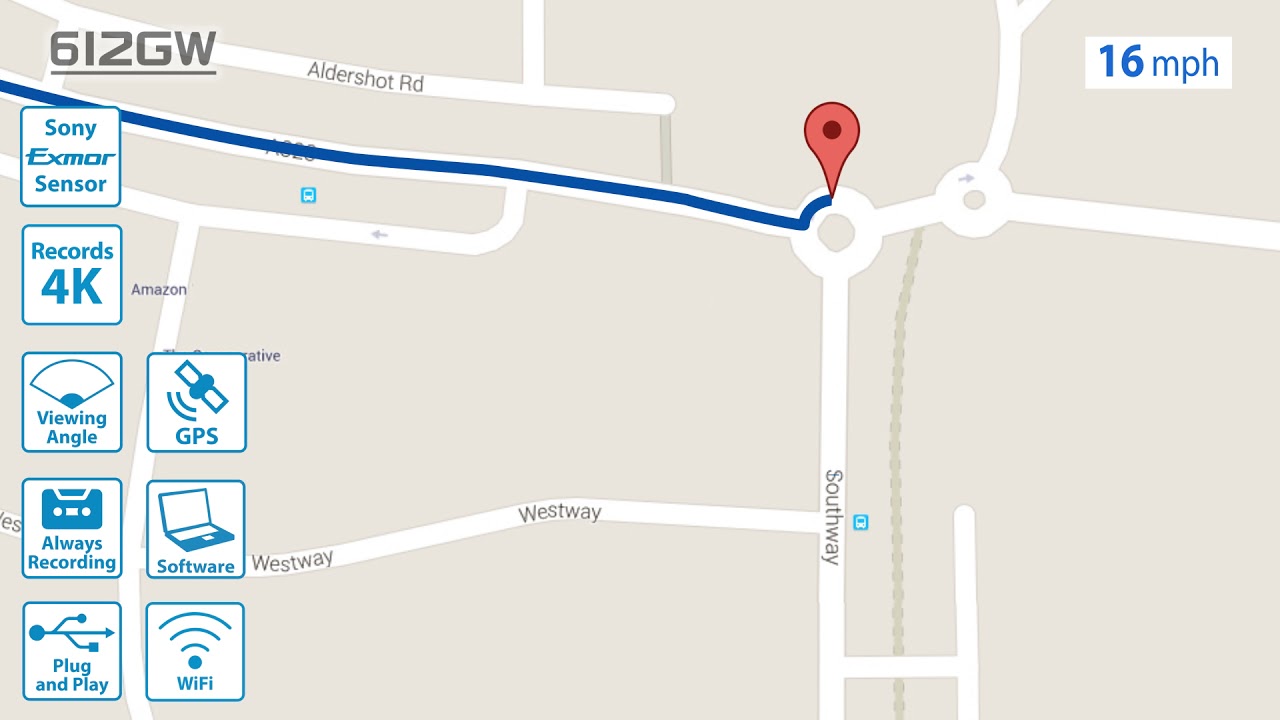 Clip Nextbase 612GW GPS