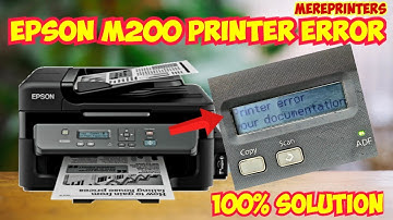 epson m200 printer error see your documentation | epson m200 printer error | epson m200 error #yt