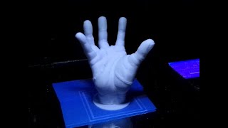 ENDER 3 set up to print ABS. NO Heat to the bed or external environment needed. The THING Hand