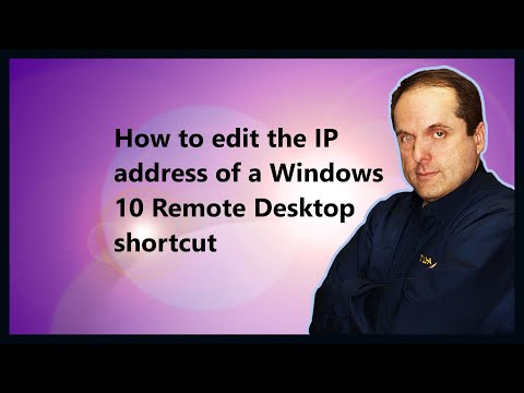 How to edit the IP address of a Windows 10 Remote Desktop shortcut hqdefault